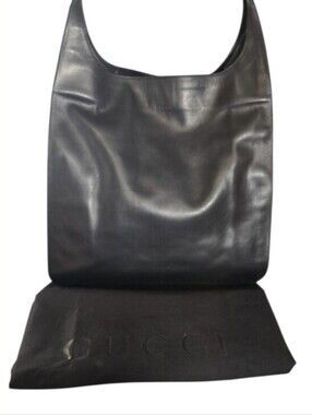 Gucci Vintage Tom Ford Era Calfskin Leather Hobo Bag w/ Dustbag & COA In EUC